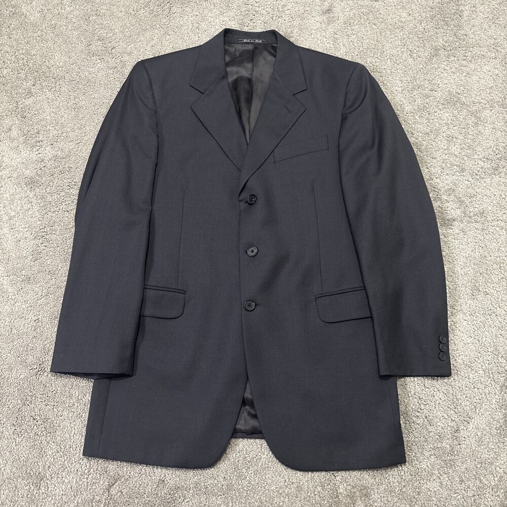 Fendi Mens Blazer Jacket Size 52 Gray 3 Button